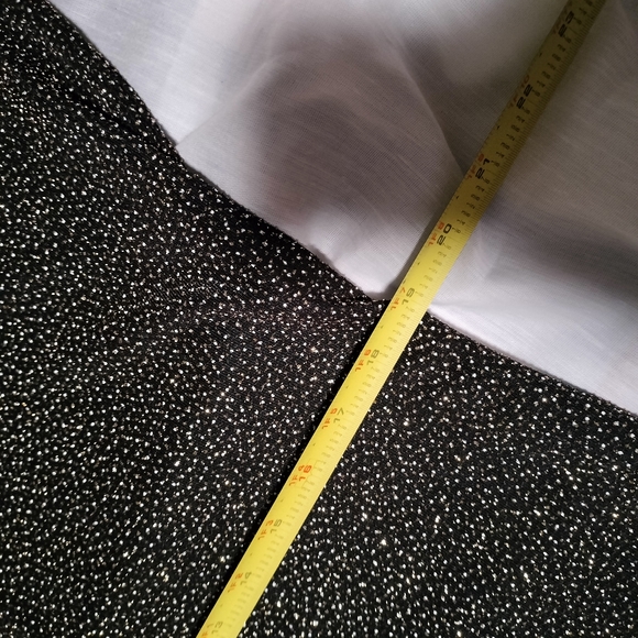 NEW Check It Out Plus Size Gown Metallic Gold Glitter Dress 2X, 2XL - Picture 8 of 11